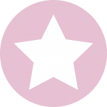 icon of a pink star